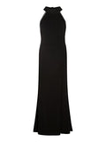 Adrianna Papell Women's Jersey and Chiffon Gown, Black, 12