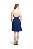 Mid-Length CASS dress from Gather & Gown- Available in Cobalt Blue and Dove