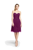 Knee-Length CASS dress Size 14 from Gather & Gown -Available in Heather or Framboise Colors