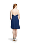 Mid-Length CASS dress from Gather & Gown- Available in Cobalt Blue and Dove