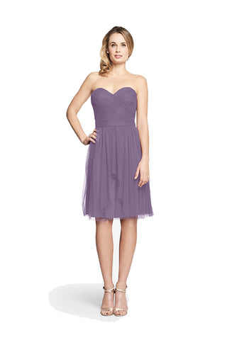 Knee-Length CASS dress Size 14 from Gather & Gown -Available in Heather or Framboise Colors